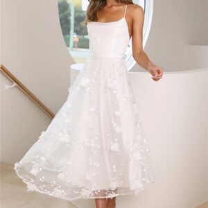 HelloMolly Dreamy White Occasion Dress